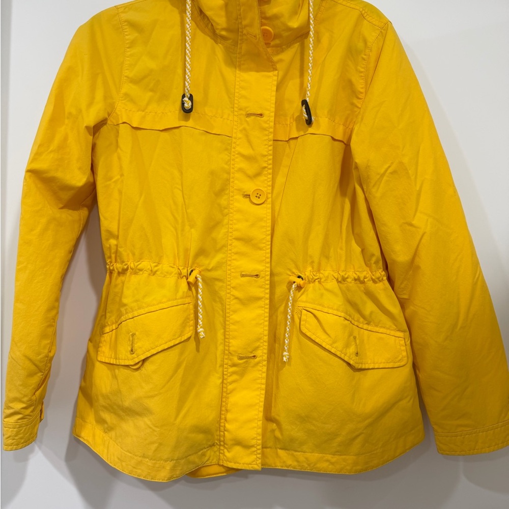 J. Crew Vibrant Yellow Utility Jacket
